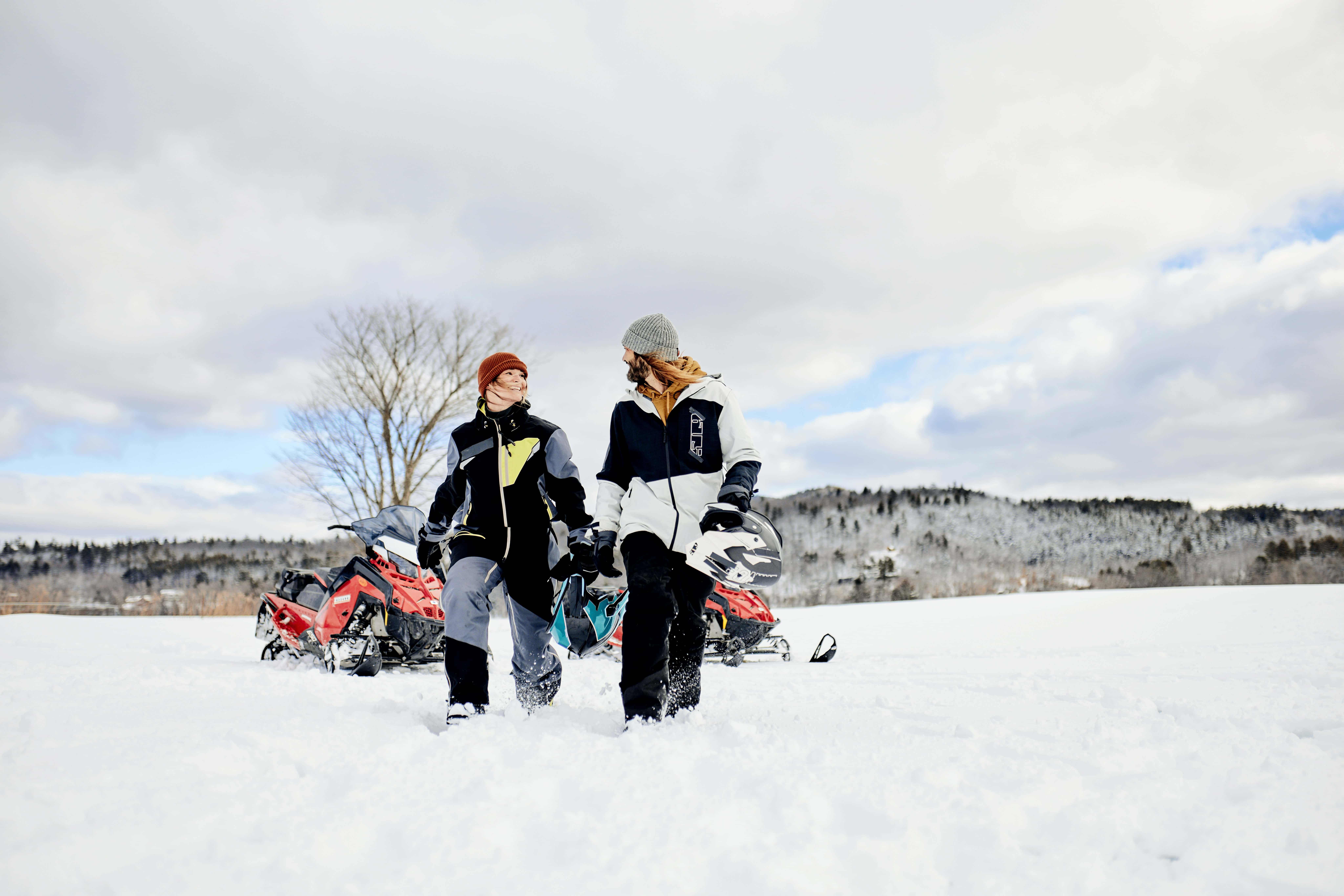 Ricreazione invernale all'aperto nel Maine